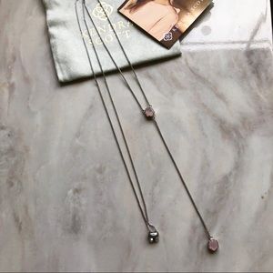 “Tomon” style adjustable Y-shaped necklace